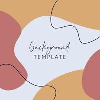 Trendy abstract square templates with geometric shapes. Good for social media posts, mobile apps, banner designs and online promotions and adverts. Abstract vector background.