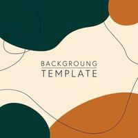 Trendy abstract square templates with geometric shapes. Good for social media posts, mobile apps, banner designs and online promotions and adverts. Abstract vector background.