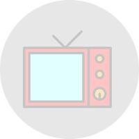 diseño de icono de vector de televisión