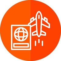 International Flights Vector Icon Design