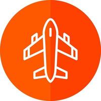 Airplane Vector Icon Design