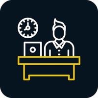 Overtime Vector Icon Design