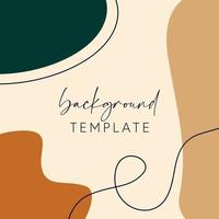Trendy abstract square templates with geometric shapes. Good for social media posts, mobile apps, banner designs and online promotions and adverts. Abstract vector background.