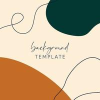 Trendy abstract square templates with geometric shapes. Good for social media posts, mobile apps, banner designs and online promotions and adverts. Abstract vector background.