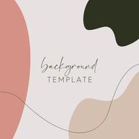 Trendy abstract square templates with geometric shapes. Good for social media posts, mobile apps, banner designs and online promotions and adverts. Abstract vector background.