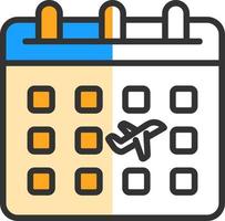 diseño de icono de vector de calendario