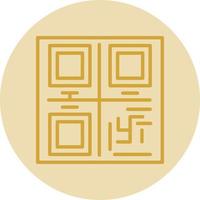 diseño de icono de vector de código qr