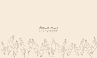 Minimalist abstract background with black outline vector