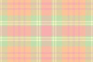 Tartan Plaid With Summer Color Pattern. vector