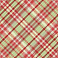 Tartan Plaid With Summer Color Pattern. vector