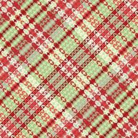 Tartan Plaid With Summer Color Pattern. vector