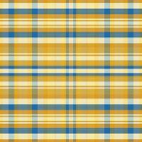 Tartan Plaid With Summer Color Pattern. vector