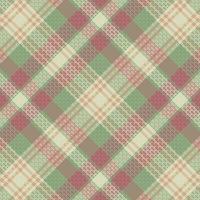 Tartan Plaid With Summer Color Pattern. vector