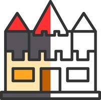 Castle Vector Icon Design