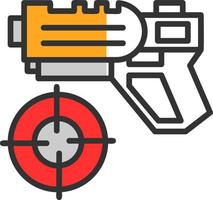 Shooting Game Vector Icon Design