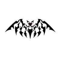 vector tribal Arte murciélago símbolo