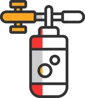 Foam Gun Vector Icon Design