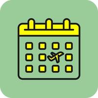 diseño de icono de vector de calendario