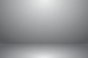 Abstract background. The studio space is empty. With a smooth and soft gray color. vector