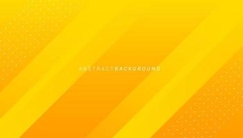 Orange and yellow gradient background with dynamic abstract shapes. Vector illustration