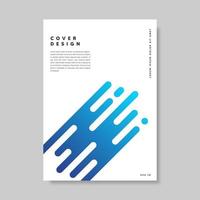 Book cover brochure designs in geometric style. Vector illustration