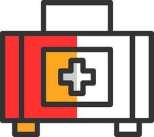 First Aid Kit Vector Icon Design