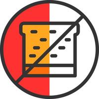 diseño de icono de vector de dieta baja en carbohidratos