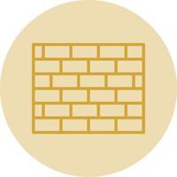 Brickwall Vector Icon Design