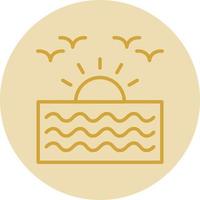 Sunrise Vector Icon Design