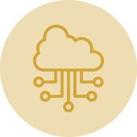 Cloud Computing Vector Icon Design