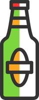 Beer Bottle Vector Icon Design