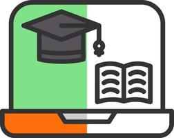 Elearning Vector Icon Design