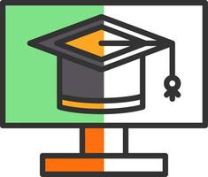 E Learning Vector Icon Design