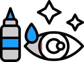 Artificial Tears Vector Icon Design