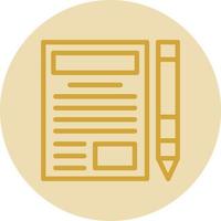 Blogger Vector Icon Design