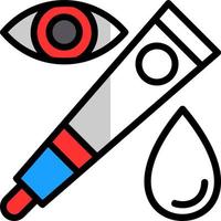 diseño de icono de vector de crema de ojos