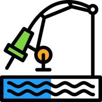 Fishing Vector Icon Design