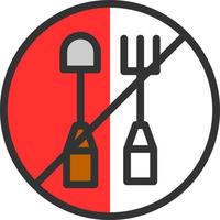 Fasting Vector Icon Design