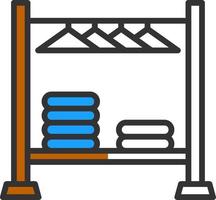 Clothing Rack Vector Icon Design