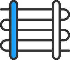 Towel Rail Vector Icon Design