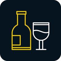 Alcoholic Drink Vector Icon Design