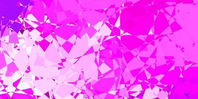 Light Purple, Pink vector backdrop with triangles, lines.