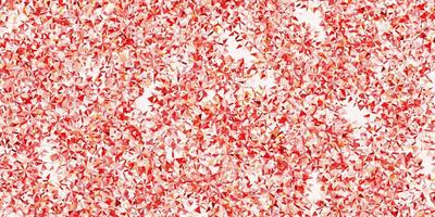 Light red vector background with christmas snowflakes.