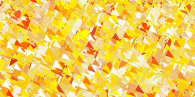 Light yellow vector texture with random triangles.