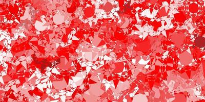 Light Red vector texture with random triangles.