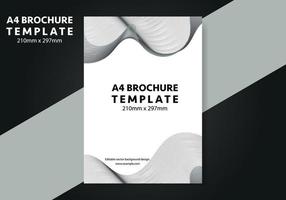 A4 Brochure Background design template vector, Flyer template for business background layout in A4 size vector