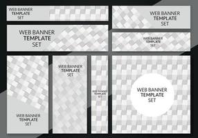 Abstract banner design web template Set, Horizontal header web banner. Modern Gradient banner set. vector