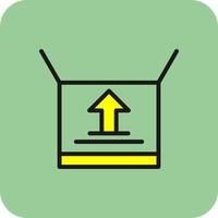 Open Box Vector Icon Design