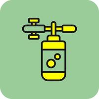 Foam Gun Vector Icon Design