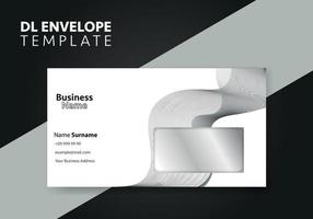 Abstract Business DL Envelope template. Vector business abstract design.